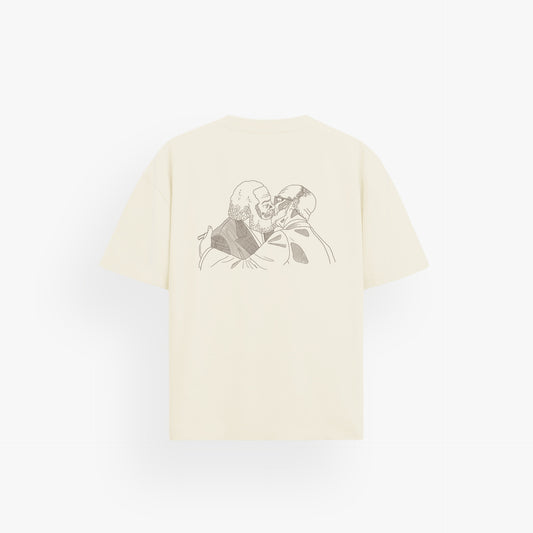 UTPS · Premium Oversized Shirt Natural Raw · 23X007-3