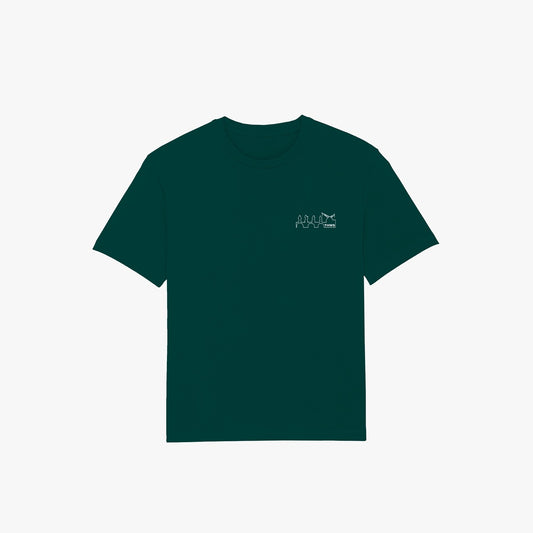 THWS · Oversized Organic Shirt Glazed Green · 23X038-2