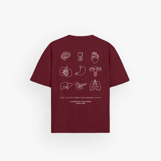 Heavy Oversized Shirt Velvet Wine · 23X080-3
