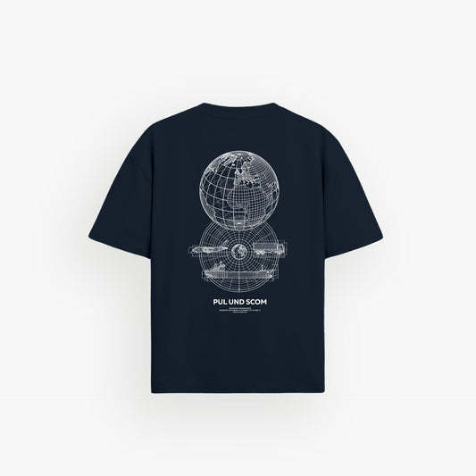 Iconic Oversized Shirt French Navy · 23X140-2