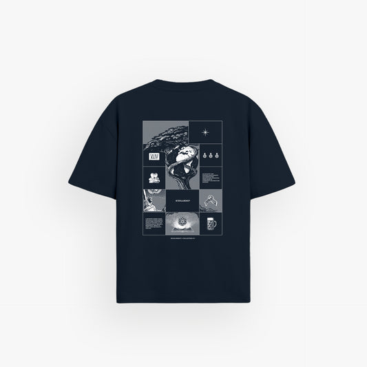 Iconic Oversized Shirt French Navy · SDW