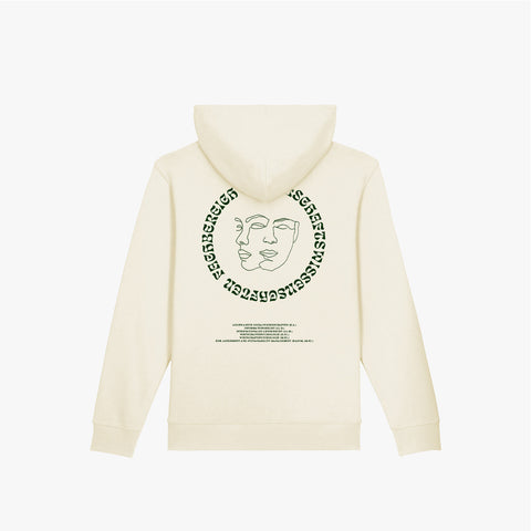 HDG · Premium Organic Hoodie Natural Raw · 23X043-1