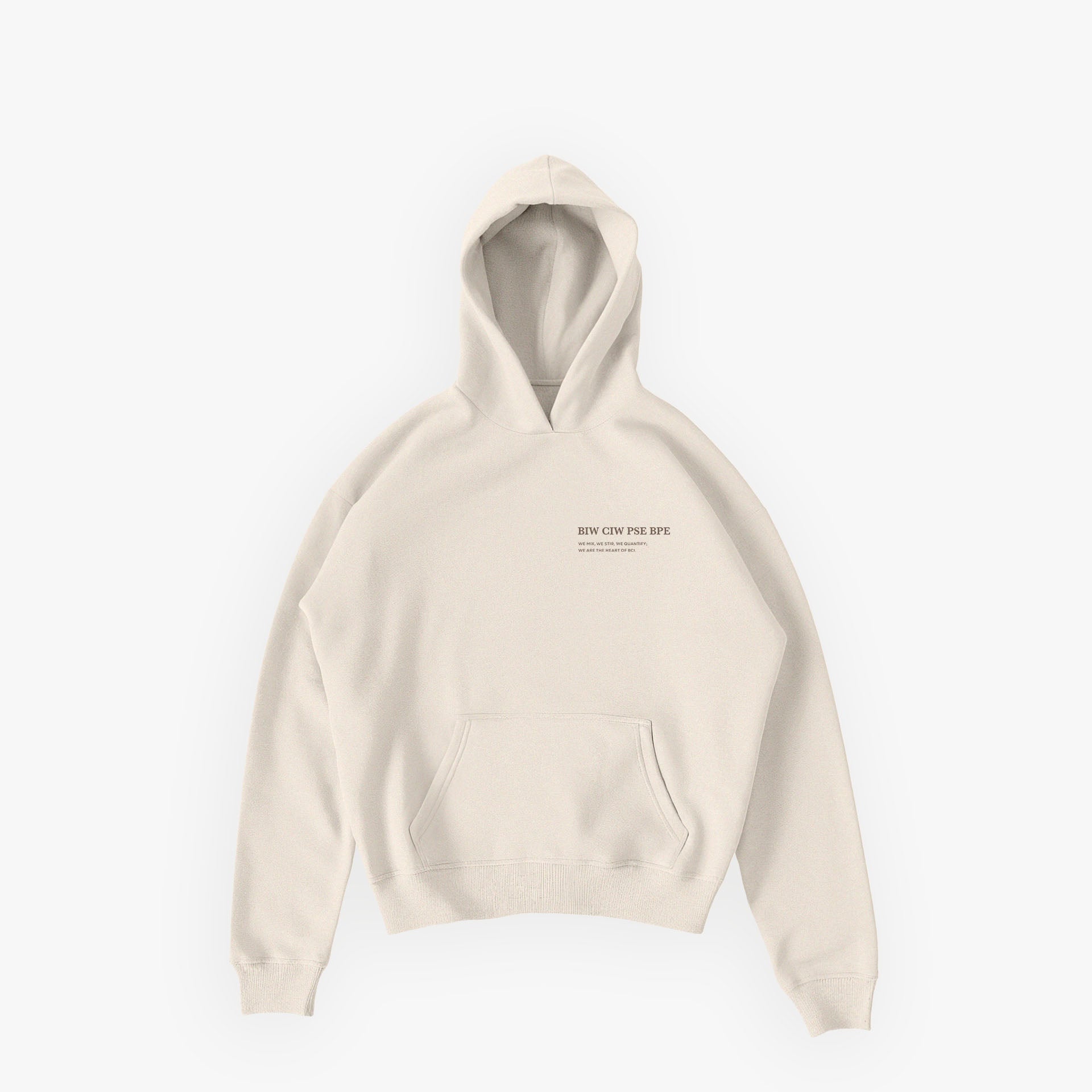 Studios Essentials Hoodie N°4 Raw Ivory · 23X053-2