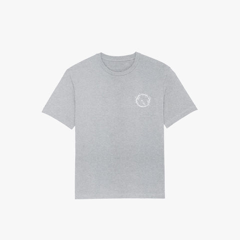 EUFB · Oversized Organic Shirt Heather Grey · 23X086-2
