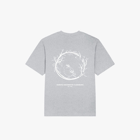 EUFB · Oversized Organic Shirt Heather Grey · 23X086-2