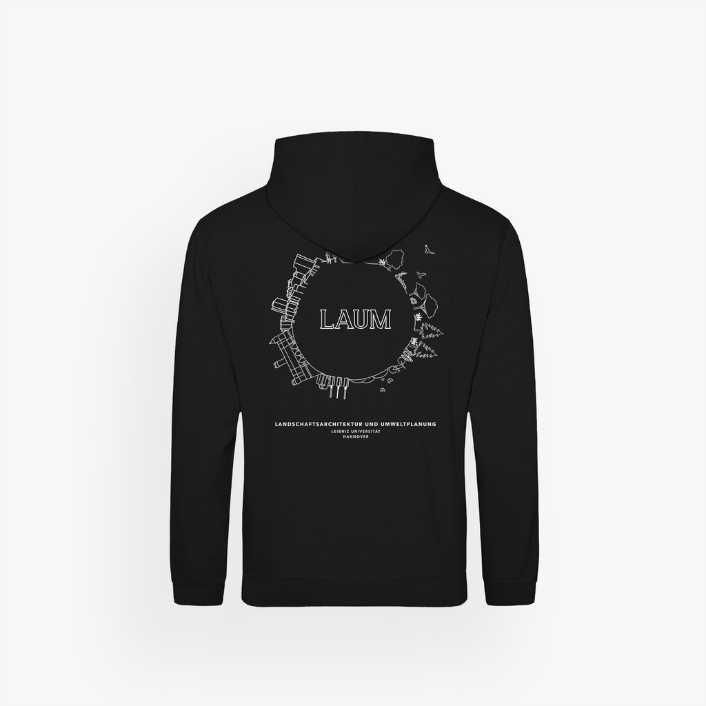 GWLLU · Basic Hoodie Black · 23X087-2