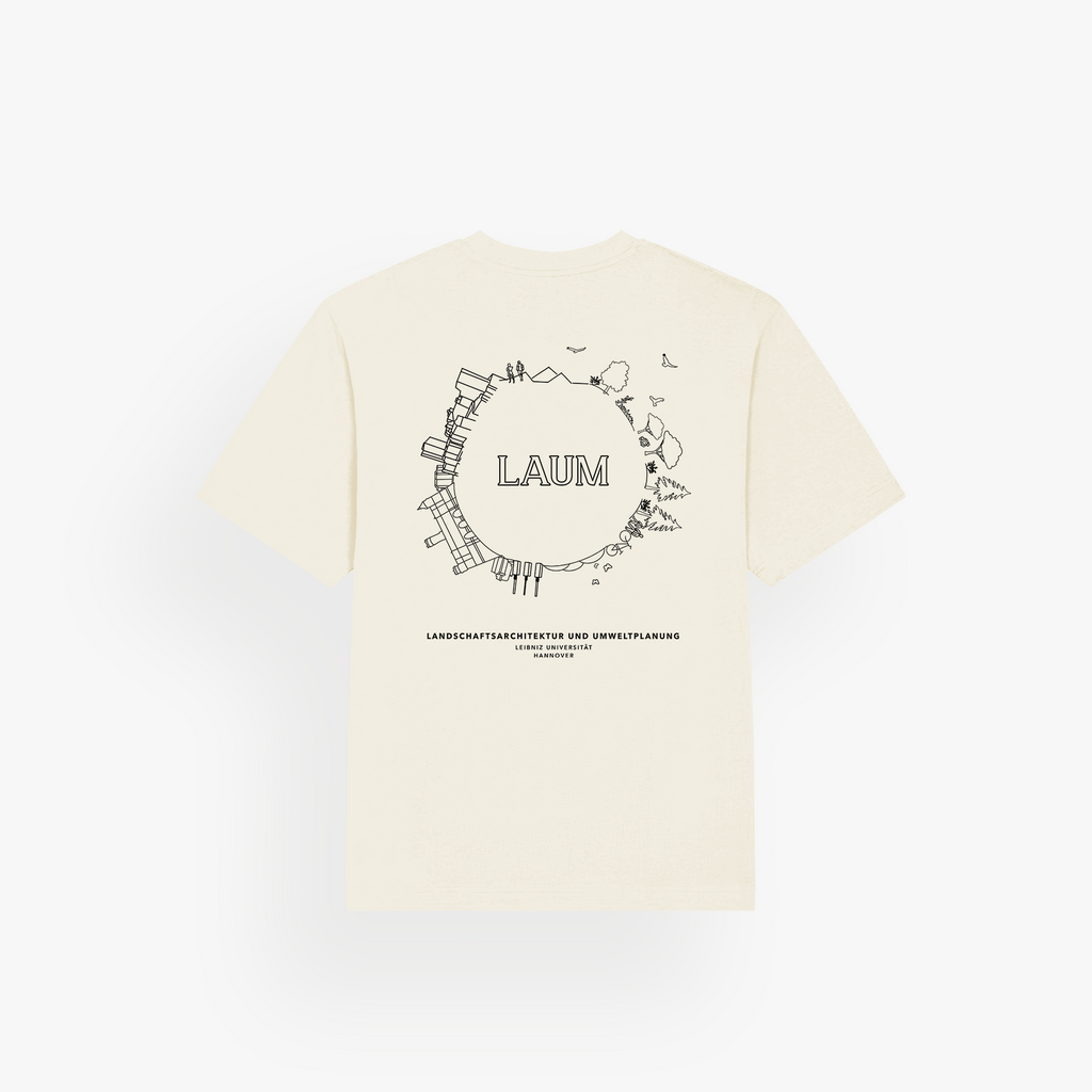 GWLLU · Classic Oversized Shirt Natural Raw · 23X087-2
