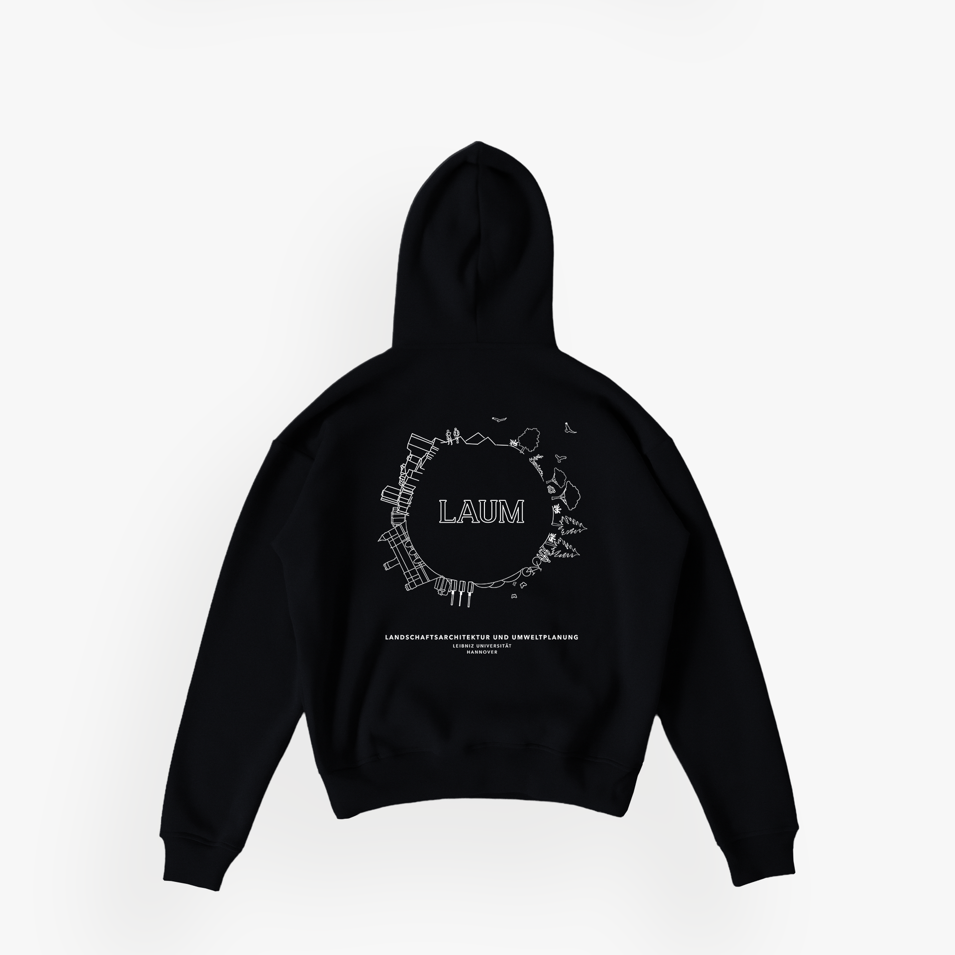 GWLLU · Studios Essentials Hoodie N°2 Black · 23X087-2