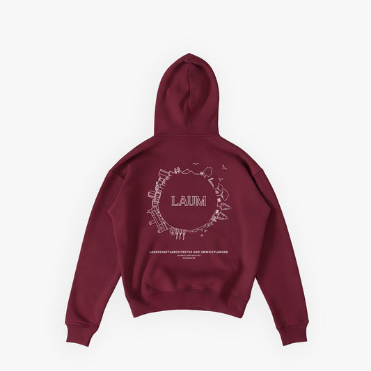 Studios Essentials Hoodie N°4 Velvet Wine · 23X087-3