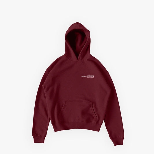 Studios Essentials Hoodie N°4 Velvet Wine · 23X113-3