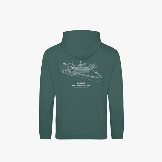 SWHK · Base Hoodie Moss Green · 23X122-1
