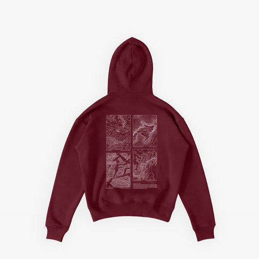 Studios Essentials Hoodie N°4 Velvet Wine · 23X132-2