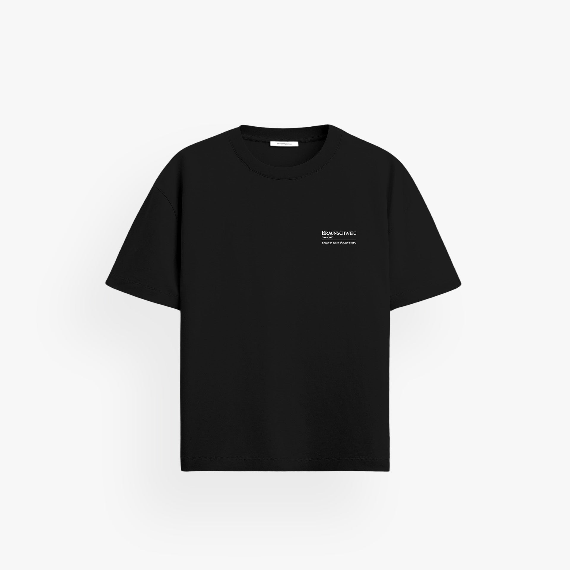 GCWB · Premium Oversized Shirt Black · 23X137-2