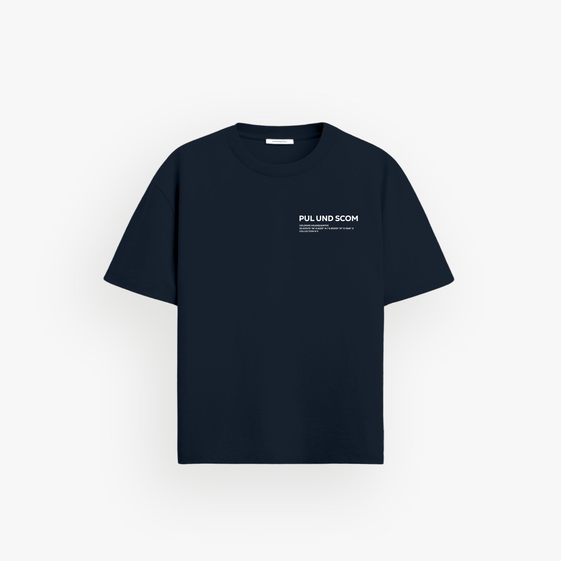 Iconic Oversized Shirt French Navy · 23X140-2