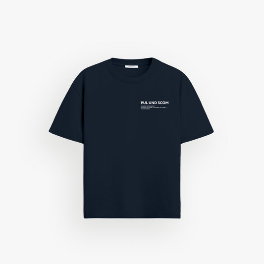 Iconic Oversized Shirt French Navy · 23X140-2