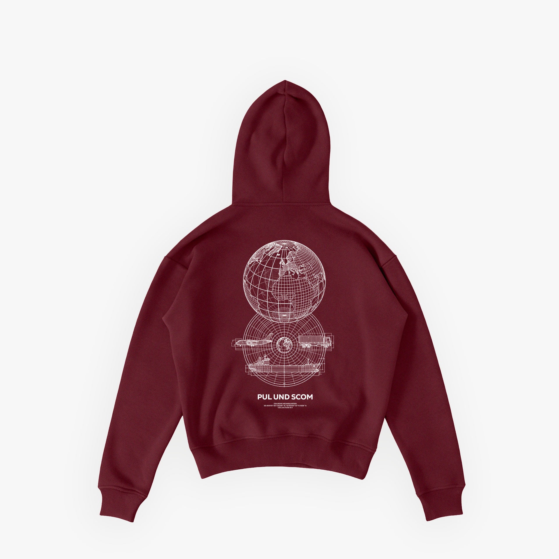 Studios Essentials Hoodie N°4 Velvet Wine · 23X140-2