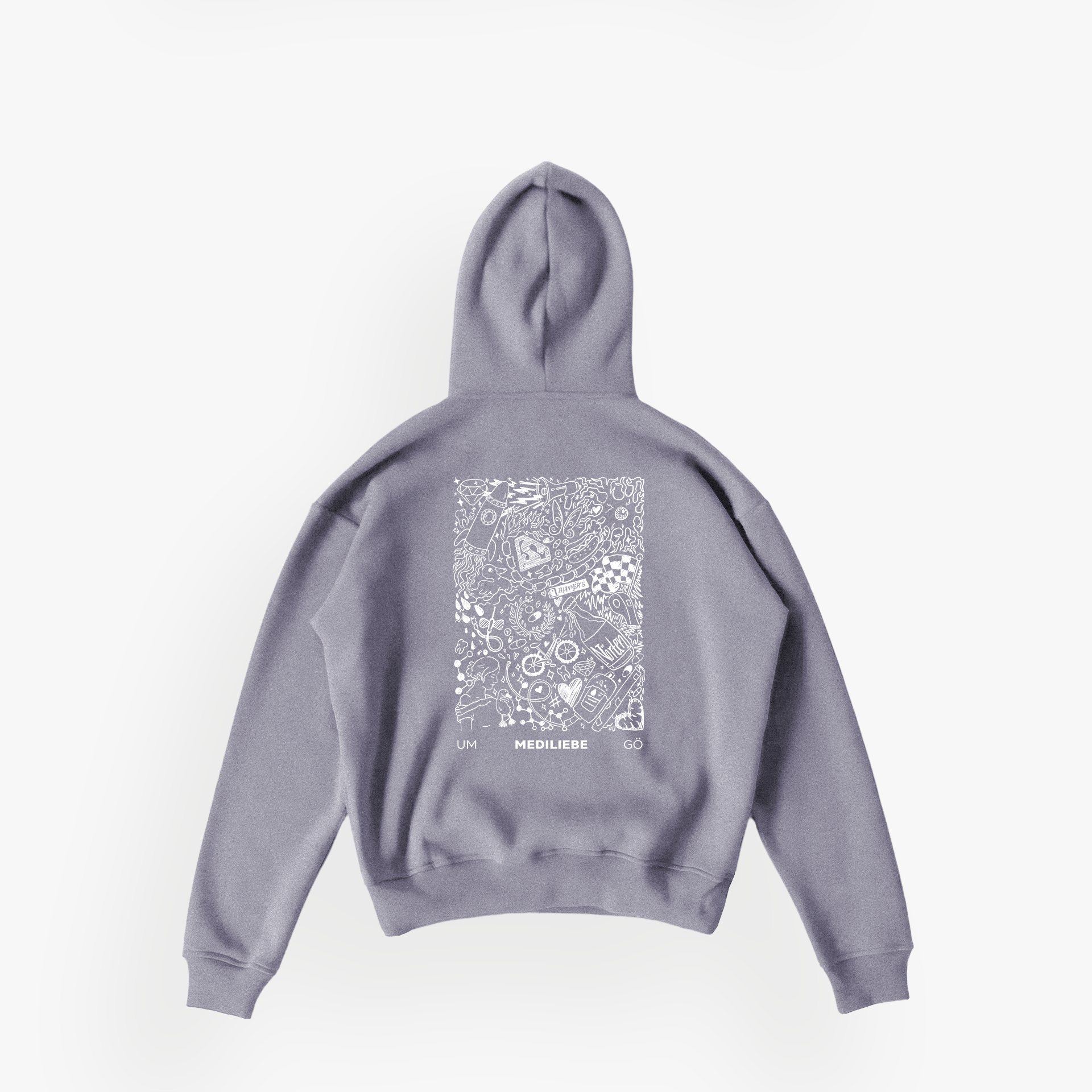 MGAU · Studios Essentials Hoodie N°2 Cloud Grey · 23X154-1