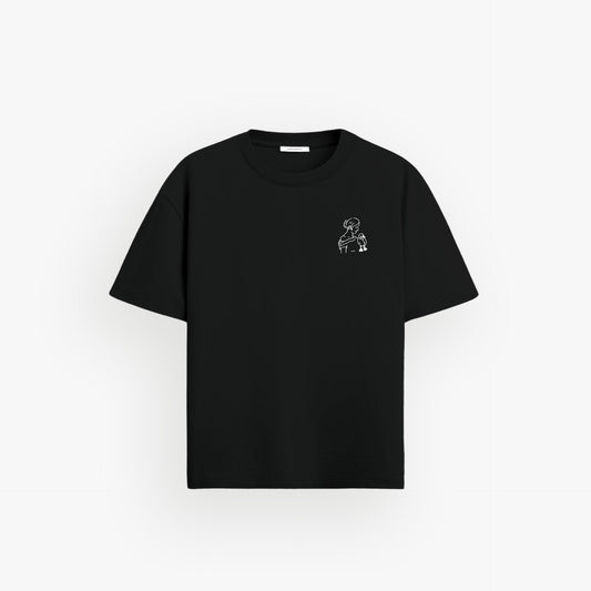 Iconic Oversized Shirt Black · 23X154-2