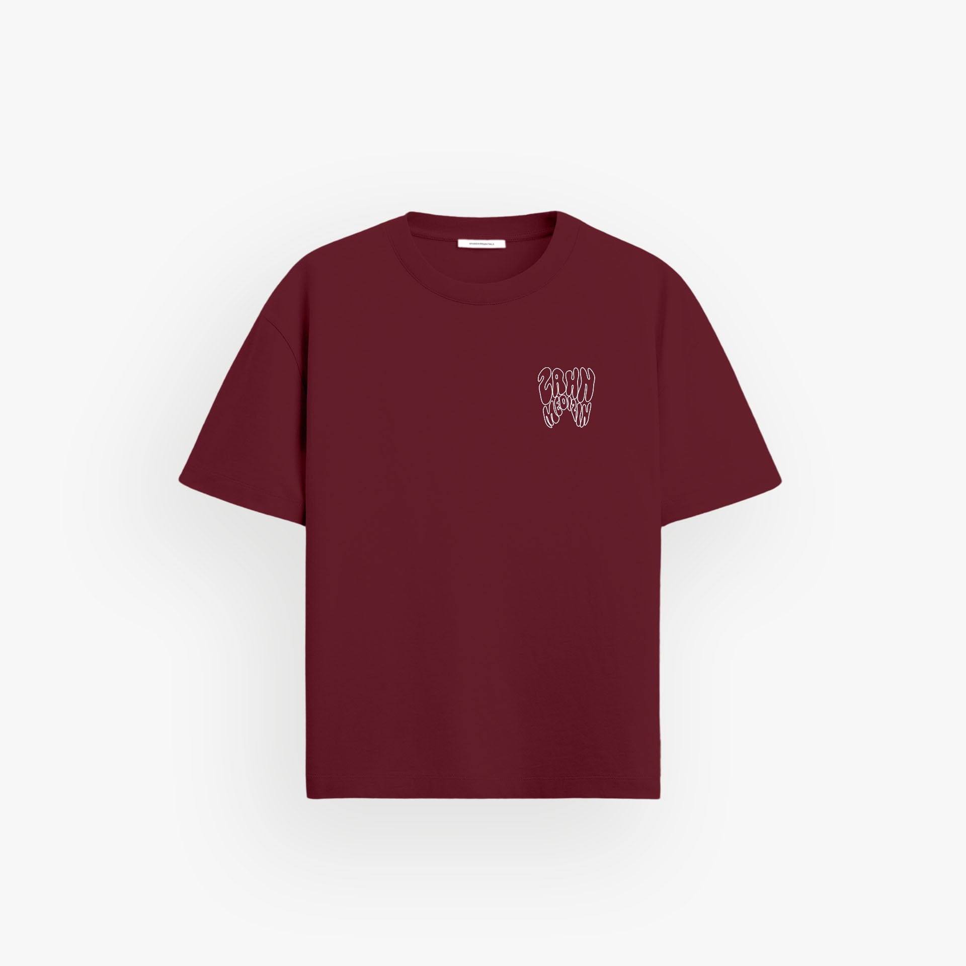 Heavy Oversized Shirt Velvet Wine · 23X160-2