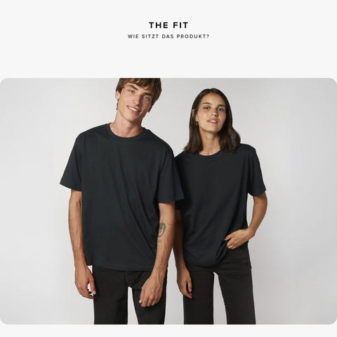 HS Hof · Oversized Organic Shirt Black · 23X042