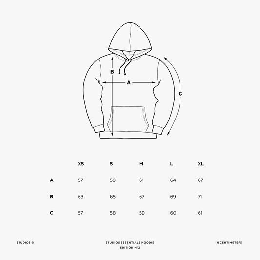 Studios Essentials Hoodie N°2 · Sample Abi Studios