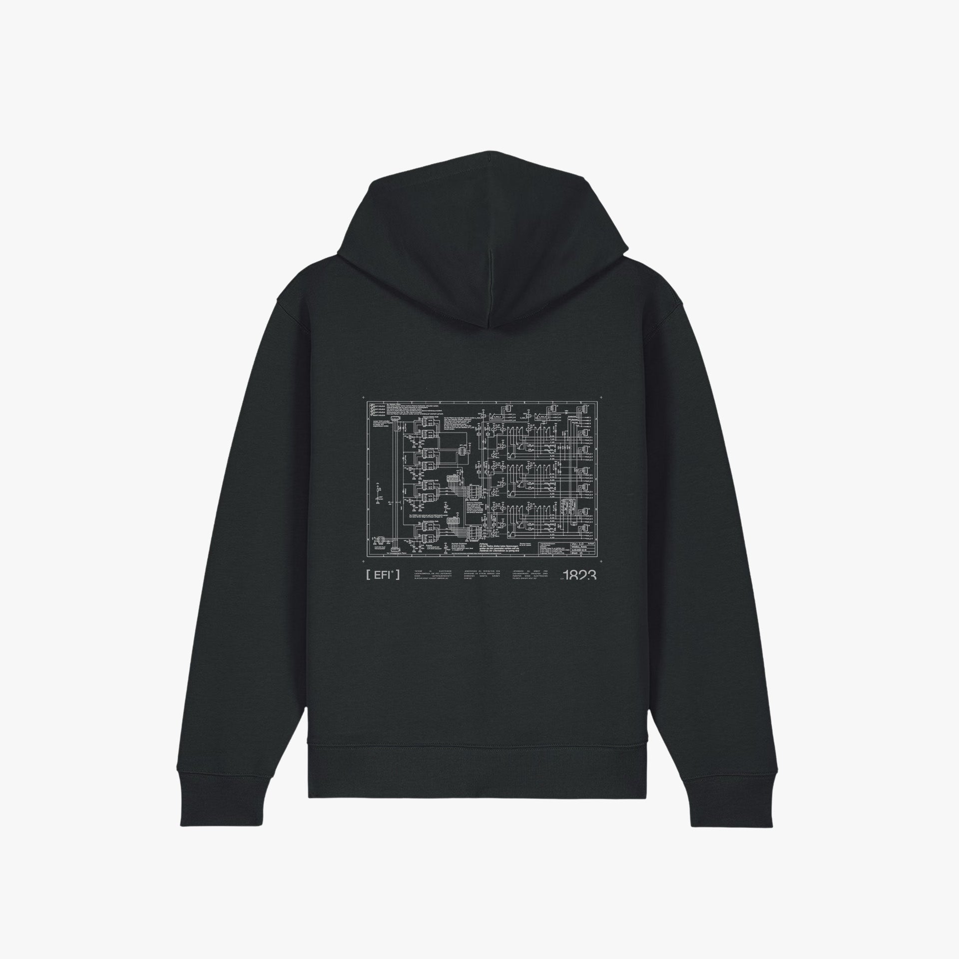 Iconic Zip Hoodie Black
