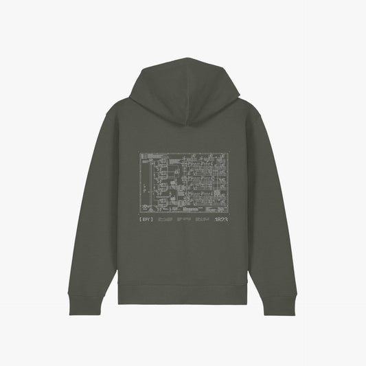Iconic Zip Hoodie Pale Verde