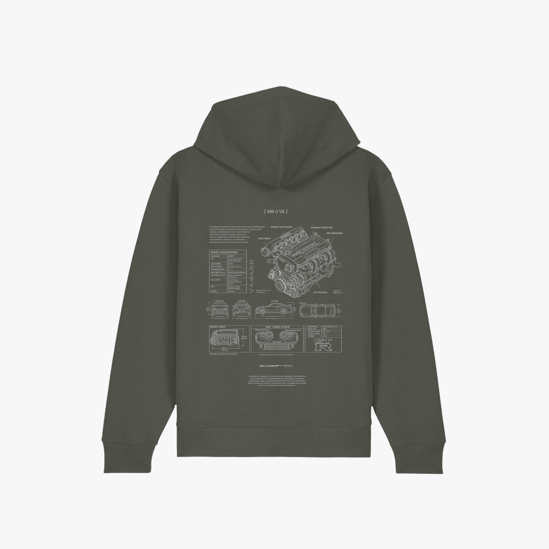 Iconic Zip Hoodie Pale Verde