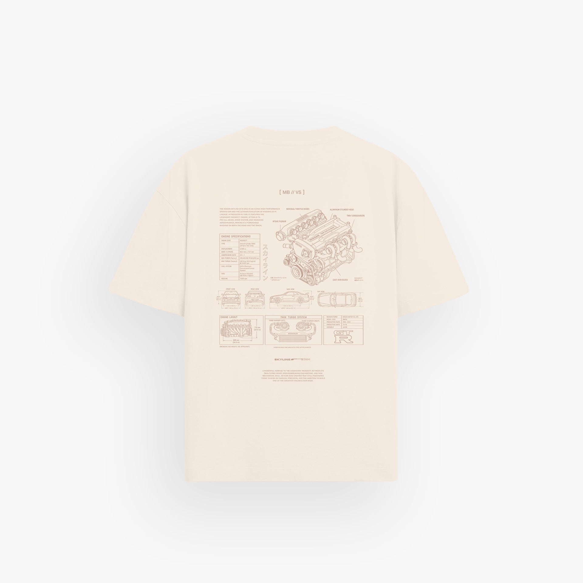 Iconic Oversized Shirt Raw Ivory