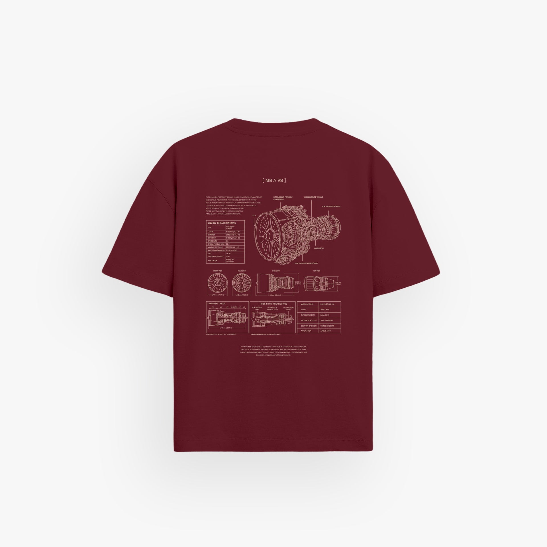 Heavy Oversized Shirt Velvet Wine